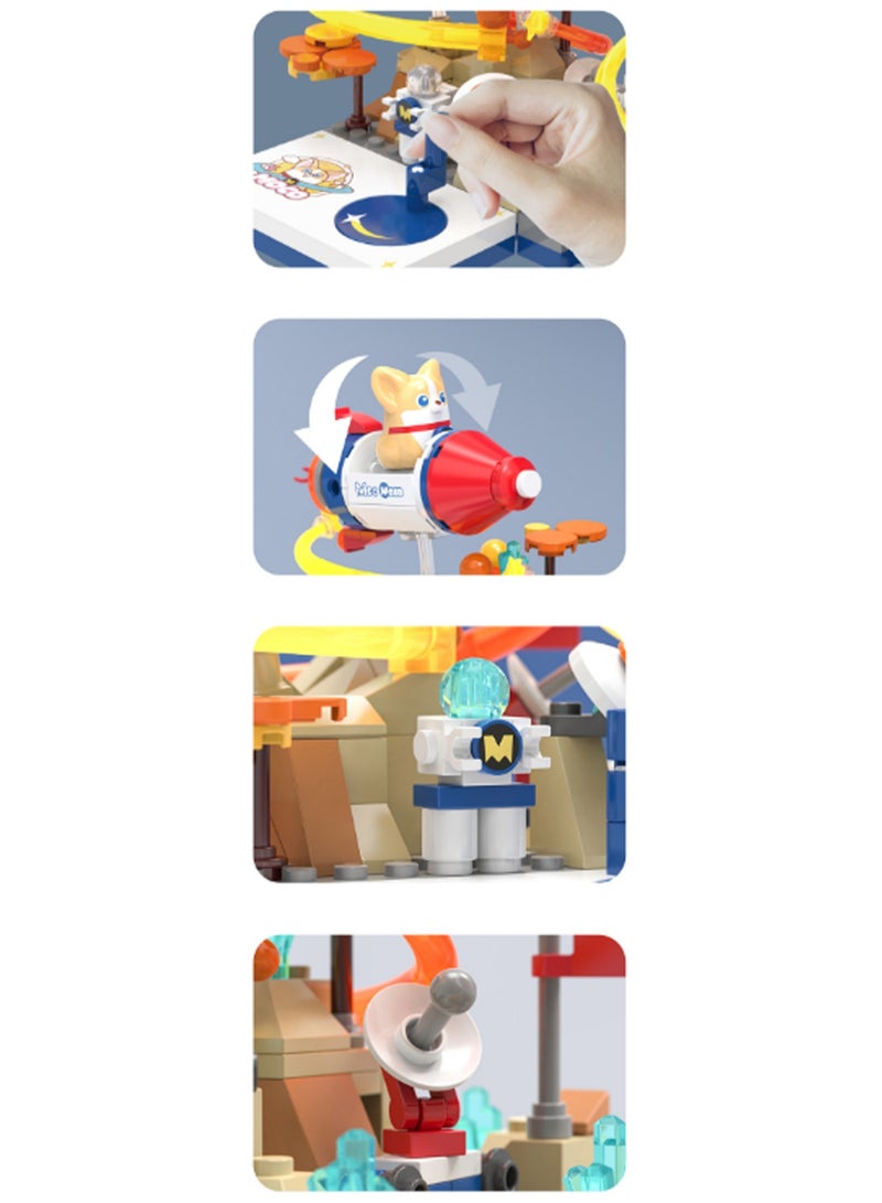 Space Dog Model Set Building Blocks Creative Diy Assembly Simulation Building Assembly Toys Children Adult Home Decoration - Image 3