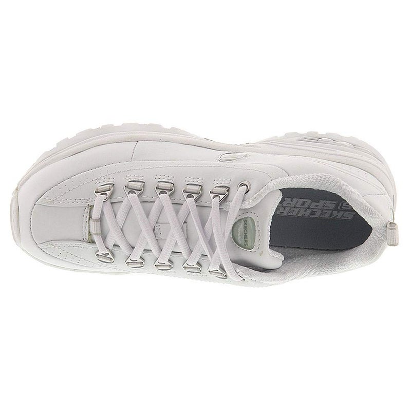 SKECHERS حذاء رياضي نسائي من سكيشرز بريميوم، أبيض، 8 W US - Image 3