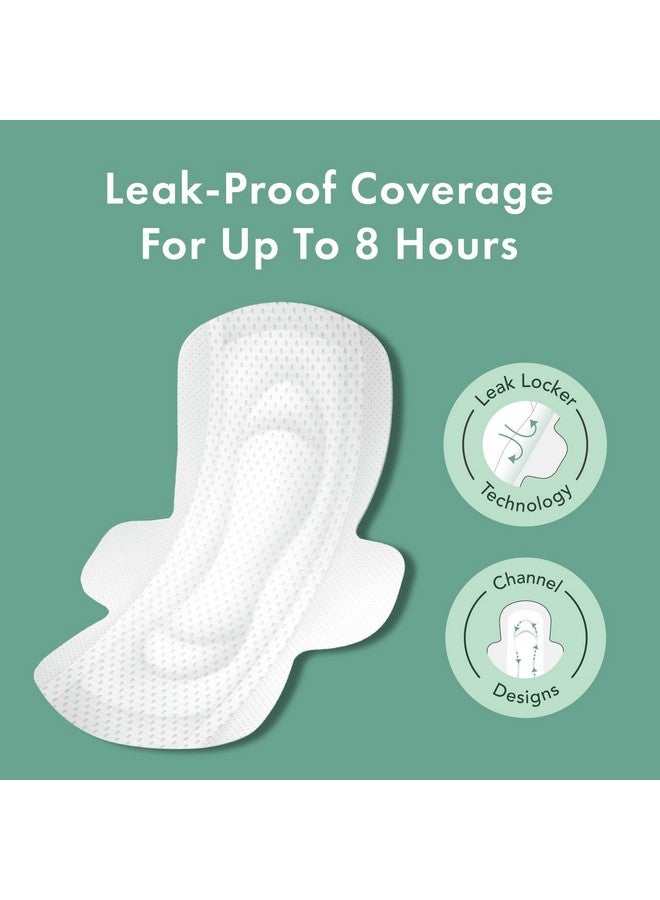 Rael Pads For Women, Organic Cotton Cover Pads - Regular Absorbency, Unscented, Ultra Thin Pads with Wings for Women (Regular, 56 Total) - Image 2