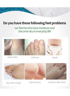 efero 3 Pieces Foot Peeling and Exfoliating Mask, Dead Skin Removing Sock - Avocado, Orange, Peach  - Image 5