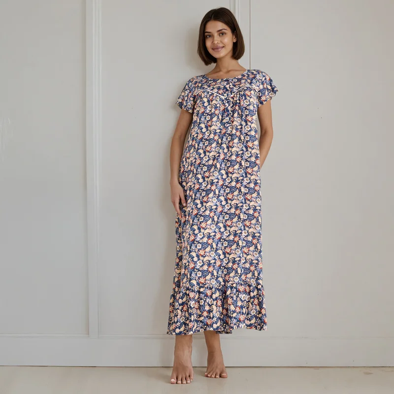 Splash FAV Floral Print Night Gown