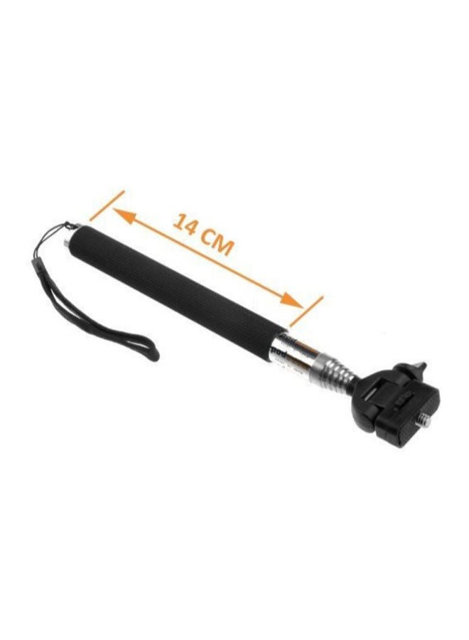 NIBEMINENT Monopod Selfie Stick With Bluetooth Remote Control Black - Image 4