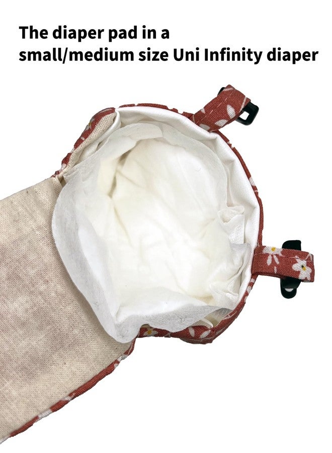 Uni Infinity Chicken Diapers Disposable Linings - 15 Sticky Pad Linings (for use in a Reusable Chicken Diaper) - Leakproof, Unscented by Uni Infinity (Disposable Pads, One Size, 15 Count) - Image 3