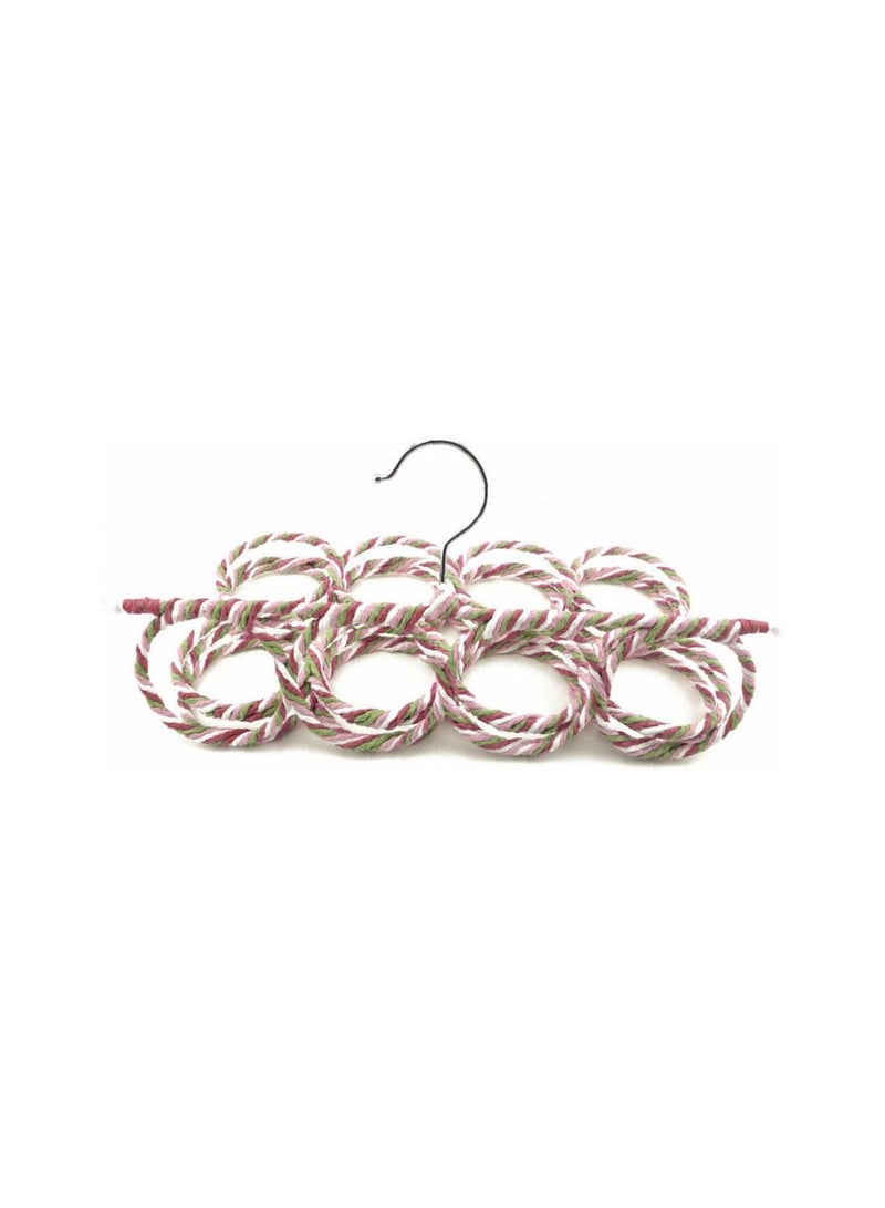 GGOOT 12metal Rings Scarf Hanger Multi Scarves Display Hang Ties Belt Organize Circle Storage Holder Random Color - Image 4