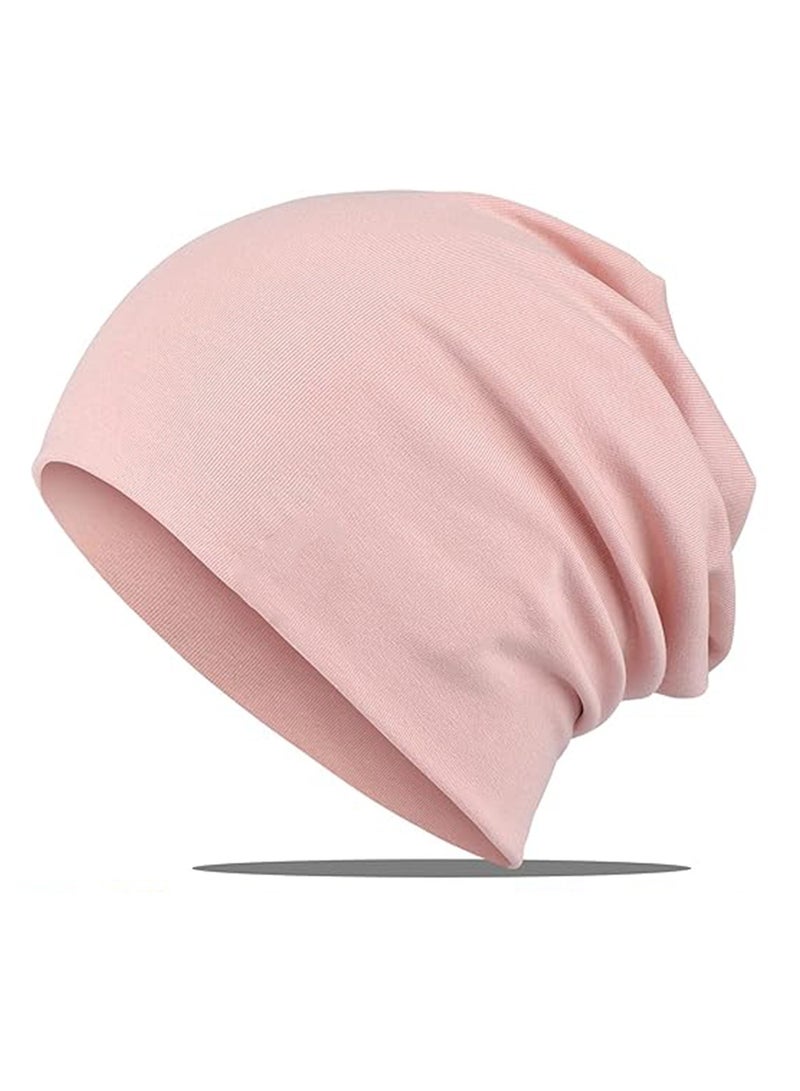 SYOSI Slouch Beanie Hat, Soft Cotton Beanie, Lightweight Jersey Beany Hat, Thin Winter Hats for Men Women, Breathable Slouch Hat Seasons  - Image 1