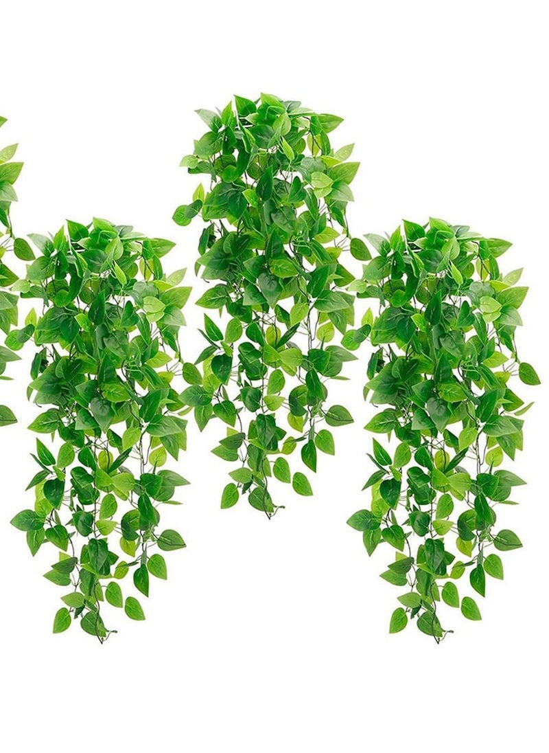 HomarKet - 3 Pcs Artificial Ivy Vine Hanging Plants for Wall/Indoor/Outdoor Decoration - Image 1