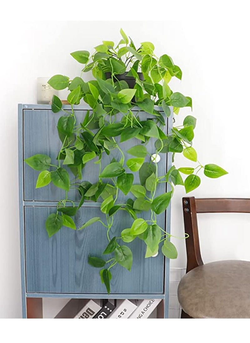HomarKet - 3 Pcs Artificial Ivy Vine Hanging Plants for Wall/Indoor/Outdoor Decoration - Image 1