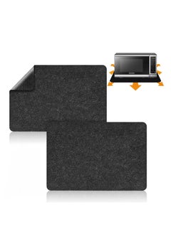 Heat Resistant Mat for Air Fryer 2PCS Pad Countertop Protector with Sliding Function, Coffee Maker Blender Oven Micro Wave