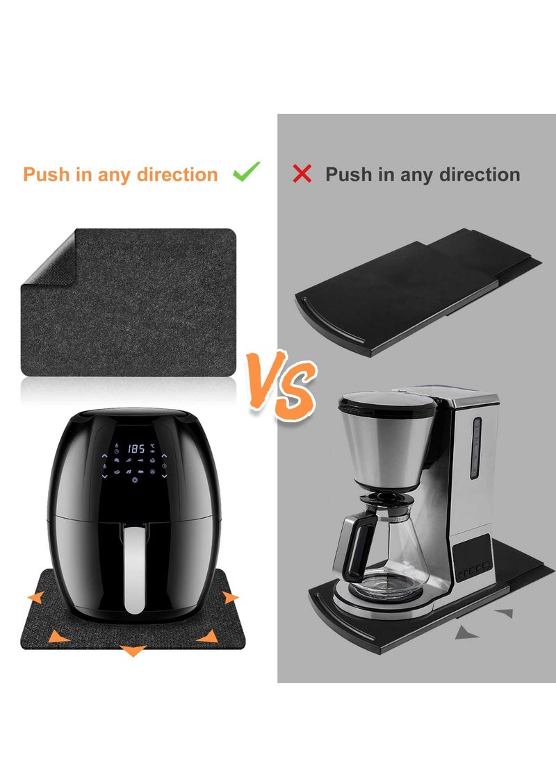Y&D - Heat Resistant Mat for Air Fryer 2PCS Pad Countertop Protector with Sliding Function, Coffee Maker Blender Oven Micro Wave - Image 1