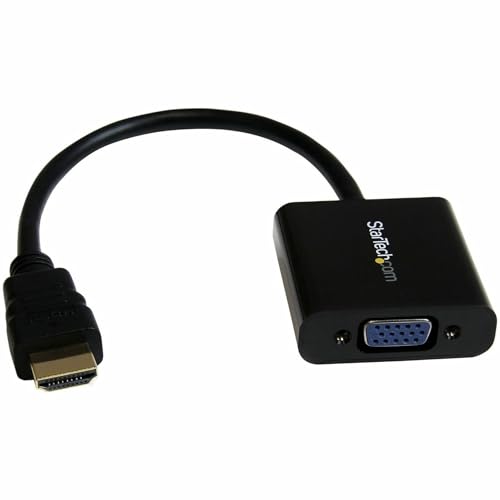 StarTech.com 1080p 60Hz HDMI to VGA High Speed Display Adapter - Active HDMI to VGA (Male to Female) Video Converter for Laptop/PC/Monitor (HD2VGAE2) - Image 1