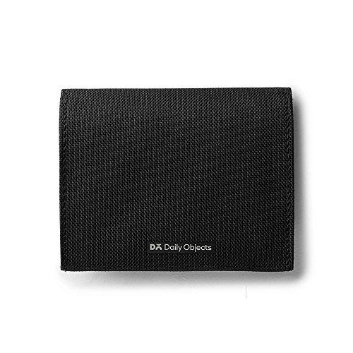 DailyObjects Black Women's Flip Top Card Wallet | Made with Ballistic Nylon Material | Carefully Handcrafted | Holds up to 5 Cards | Slim and Easy to Fit in Pocket | Safety with Button Closure - Image 4