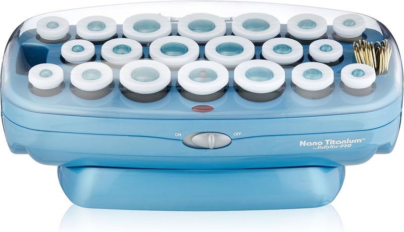 BaBylissPRO Nano Titanium Hot Rollers Set with 20 Velvety Flocked Rollers - Image 1