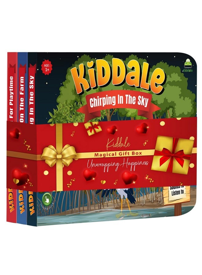 Kiddale Kiddale Interactive Rhyme Bundle: 16 Farm Animal & 8 Classical Nursery Rhymes with 28 Sounds | Touch and Play Sound Books for 1-3 Years | Sing-Along Collection  - Image 1