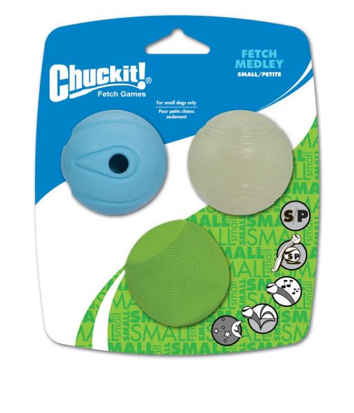 Chuckit! Fetch Pack Dog Balls - Interactive Dog Toys, High-Bounce Fetch Ball, Floating Ultra and Rugged Balls, Durable - Size Small, 2-inch Diameter, Set of 3 - Image 4