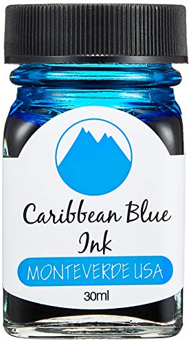 Monteverde USA Ink with ITF Technology, 30 ml Caribbean Blue (G309CU) - Image 1