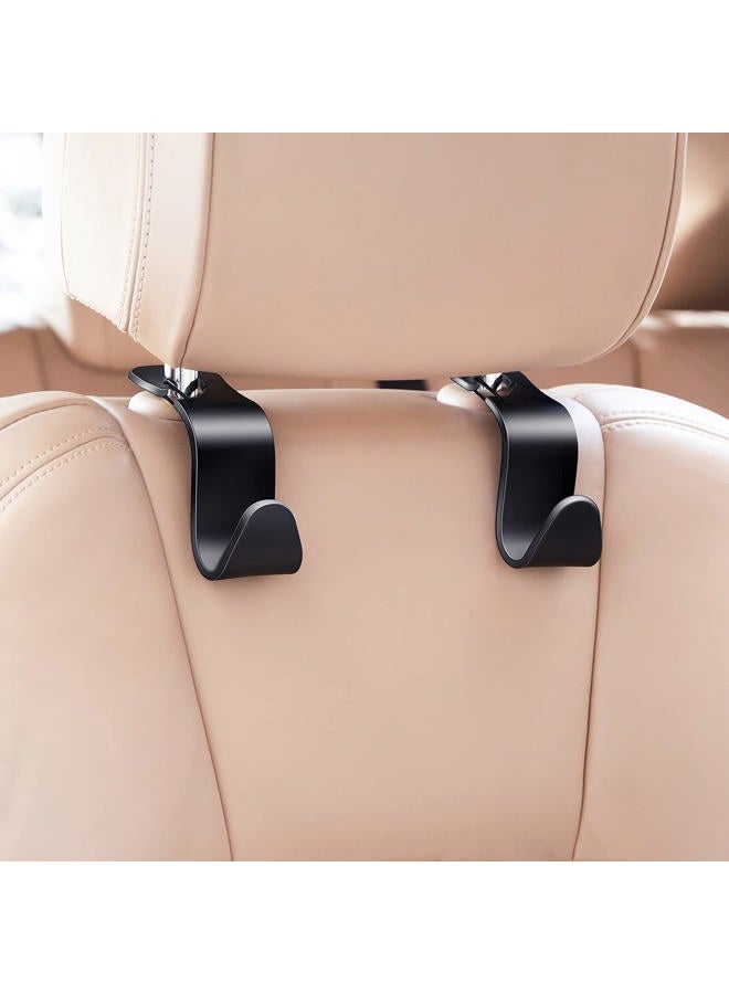 EldHus Ofspower 4-Pack Car Vehicle Back Seat Headrest Hook Hanger Storage for Purse Groceries Bag Handbag - Image 3