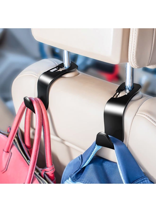 EldHus Ofspower 4-Pack Car Vehicle Back Seat Headrest Hook Hanger Storage for Purse Groceries Bag Handbag - Image 5