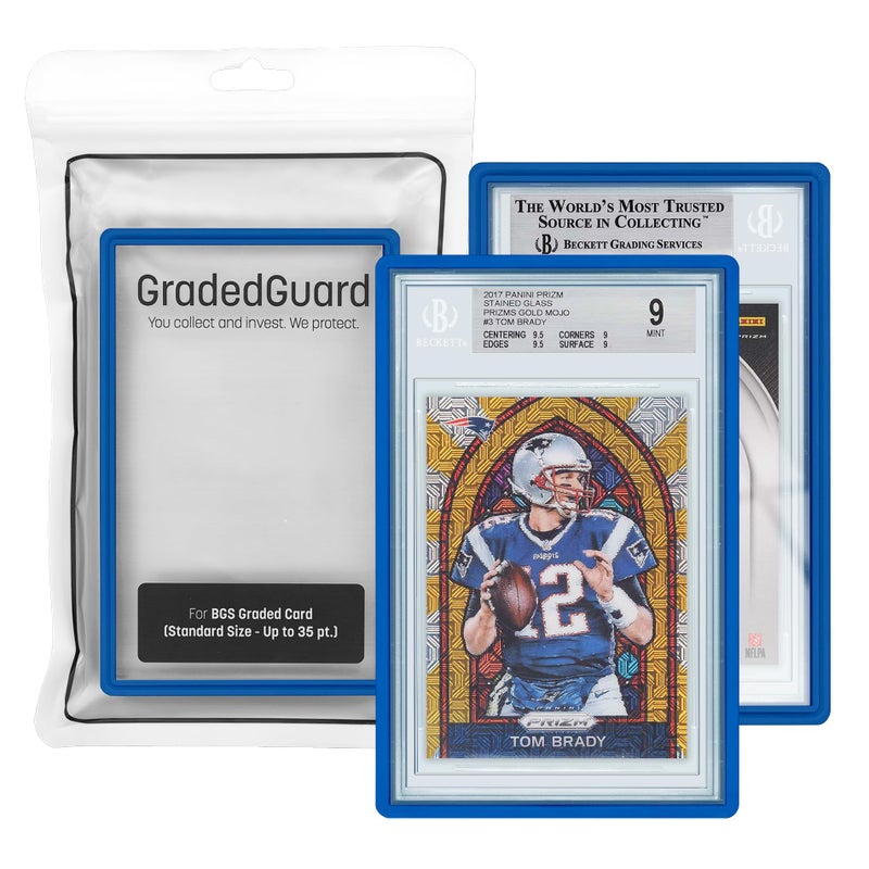 GradedGuard Graded Card Guard Case for Standard BGS Slab Case Multiple Colors Soft Touch Matte Finish Stackable Made to Fit BGS Two Piece TPU and PC Design Royal - Image 2