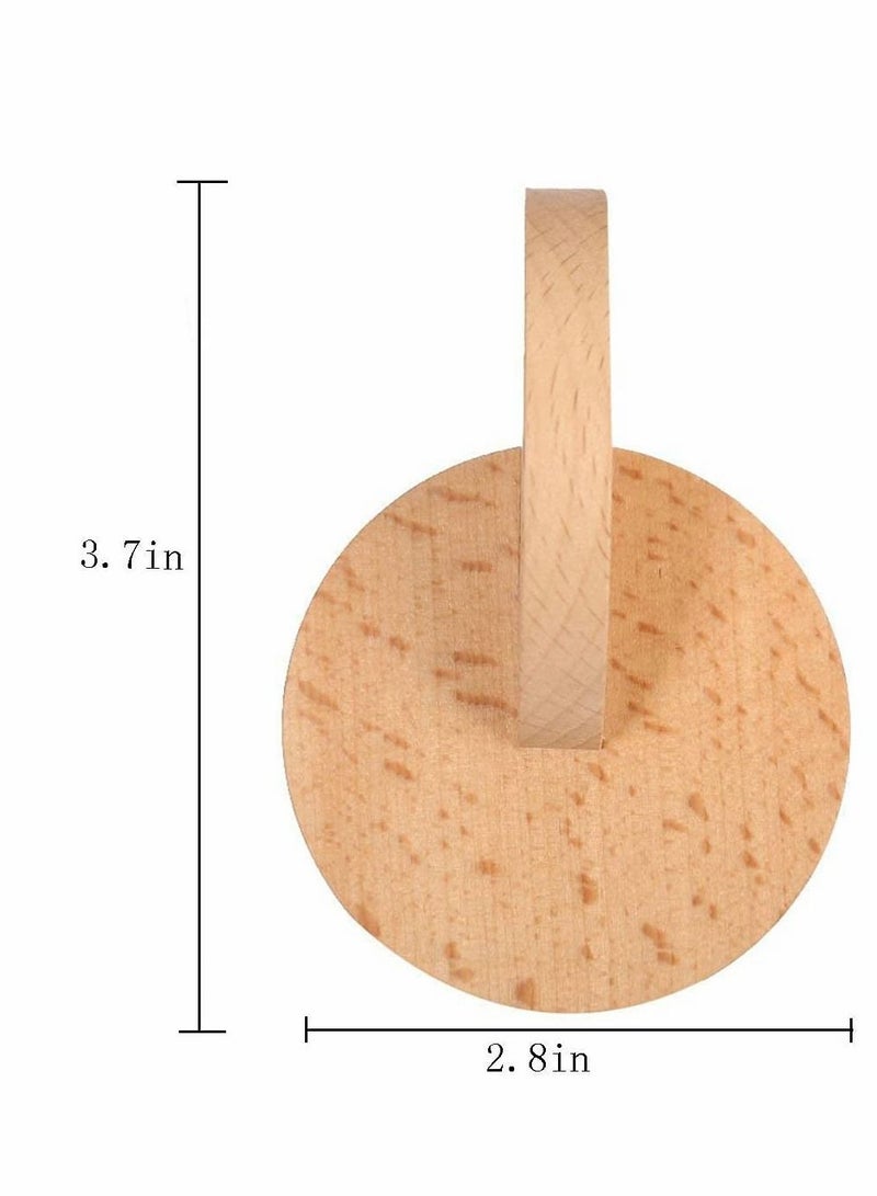 Y&D Wooden Interlocking Discs Teether Toys for Essential Toy Infant Toddler Development Child Natural Baby Finger Grasping - Image 2