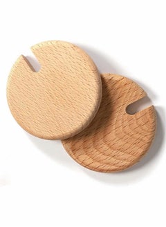 واي آند دي Wooden Interlocking Discs Teether Toys, for Essential Toy Infant Toddler Development Child Natural Baby Finger Grasping  - Image 3
