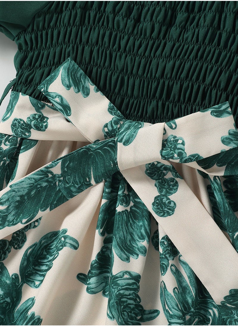 Kidle New Children's Clothing Green Waist Tutu Skirt  - Image 2
