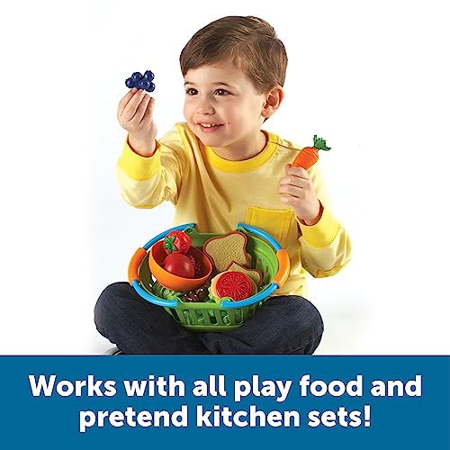 Learning Resources New Sprouts Stack of Baskets - 4 Pieces, Ages 18 mos+ Toddler Pretend Play Toys, Play Grocery Basket, Perfect for Easter Baskets - Image 4