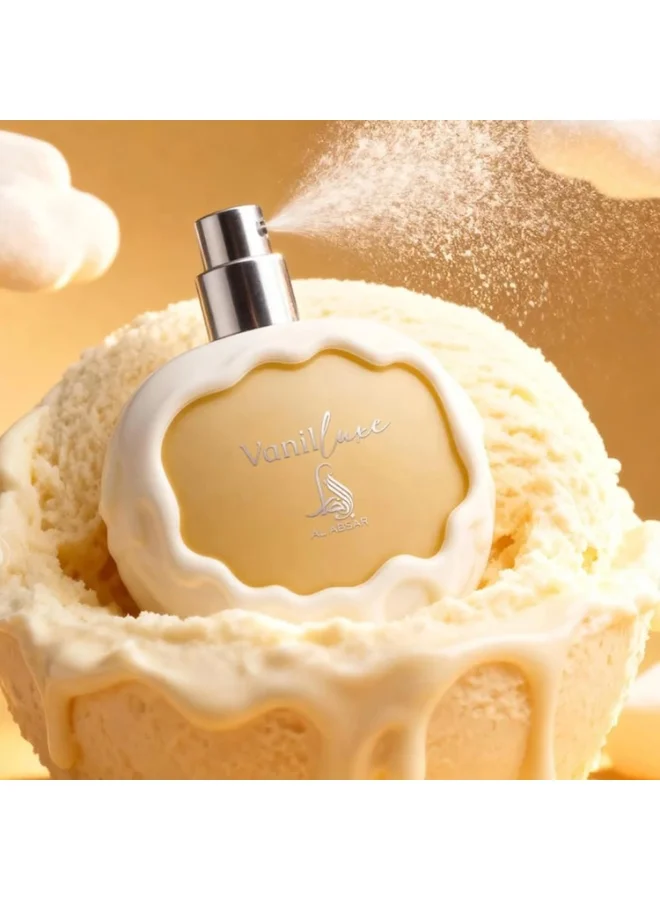 Al Absar Al Absar Vanil Luxe Perfume 100ML - Eau de Parfum For Him & Her - Oriental Vanilla Powdery Sweet Long Lasting Perfume