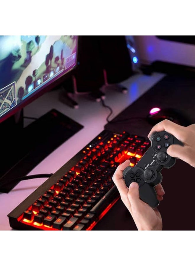 Terabyte USB  Joystick Gamepad Gaming Controller [Double Vibration Feedback Motors] for PC Computer Laptop Window (Black) - Image 2