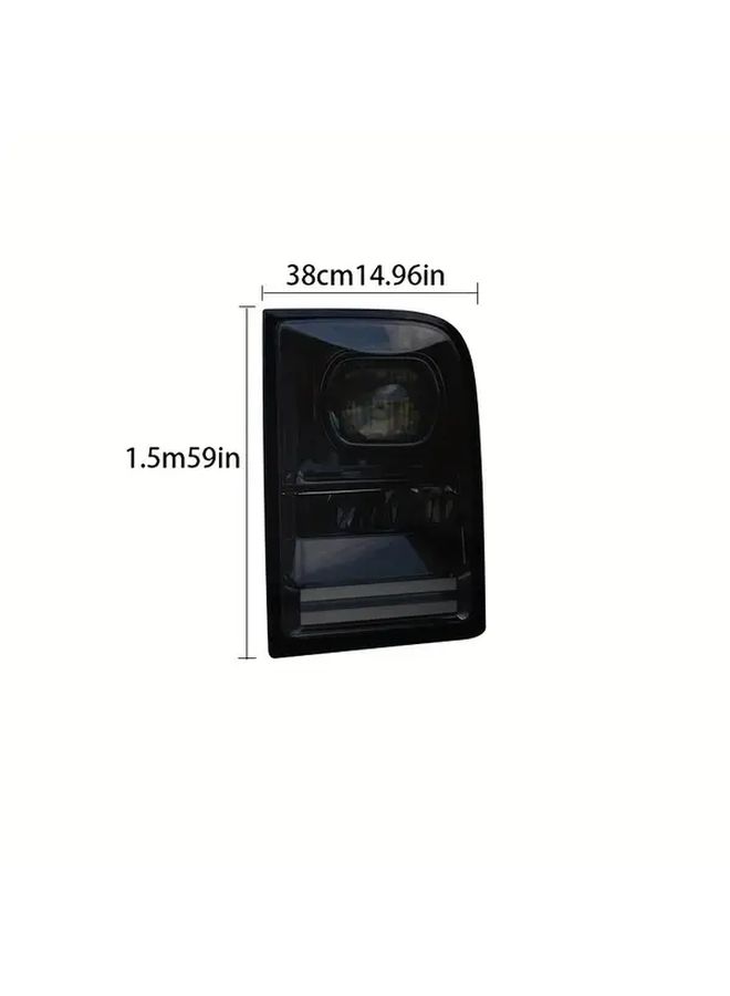 Smoked Black TPU Headlight Film For Ideal L8 Self Healing Scratch Resistant Protection - Image 2