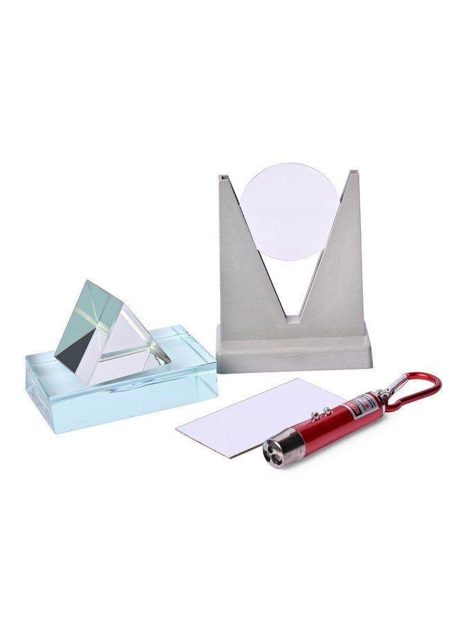 Sameer Science Projects Optical Lens Kit: Engage in Science and Exploration with a Set of 9 Multicolored Activities for Kids. - Image 1
