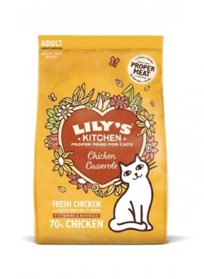 Lily's Kitchen - Chicken Casserole Dry Food for Cats 800 g - Image 1