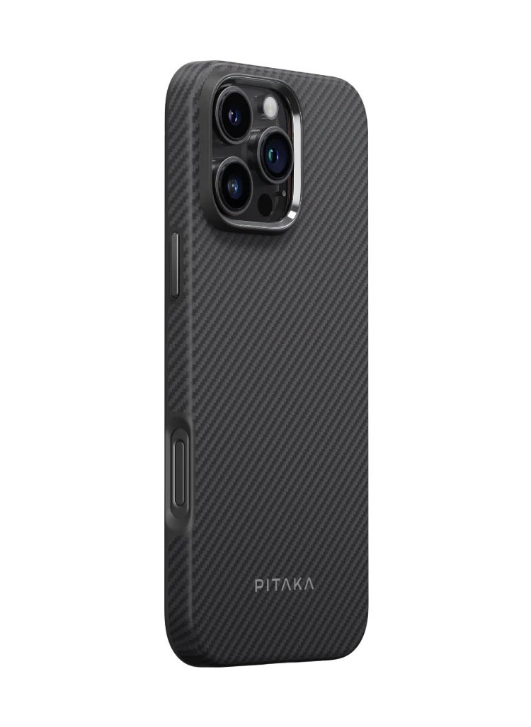 PITAKA - Military-Grade Protective Black Case for iPhone 16 Pro - Image 1