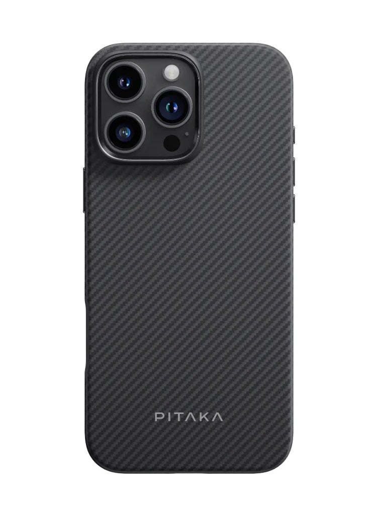 PITAKA - Military-Grade Protective Black Case for iPhone 16 Pro - Image 1
