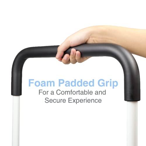 LandTale Bed Assist Rails Adjustable, Safety Bed Handle with Leg, Fall Prevention Hand Guard Grab Bar Bed Cane, Bed Rails for Elderly, Adults, Senior, Handicap, Disabled, Fit King, Queen, Full, Twin - Image 5
