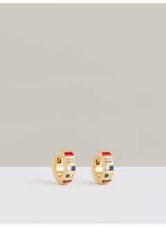 REISS Sadie: Crystal Huggie Earrings  - Image 1