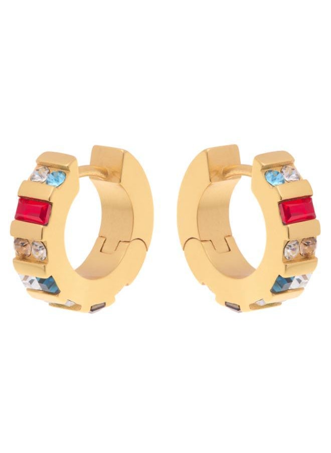 REISS Sadie: Crystal Huggie Earrings  - Image 4