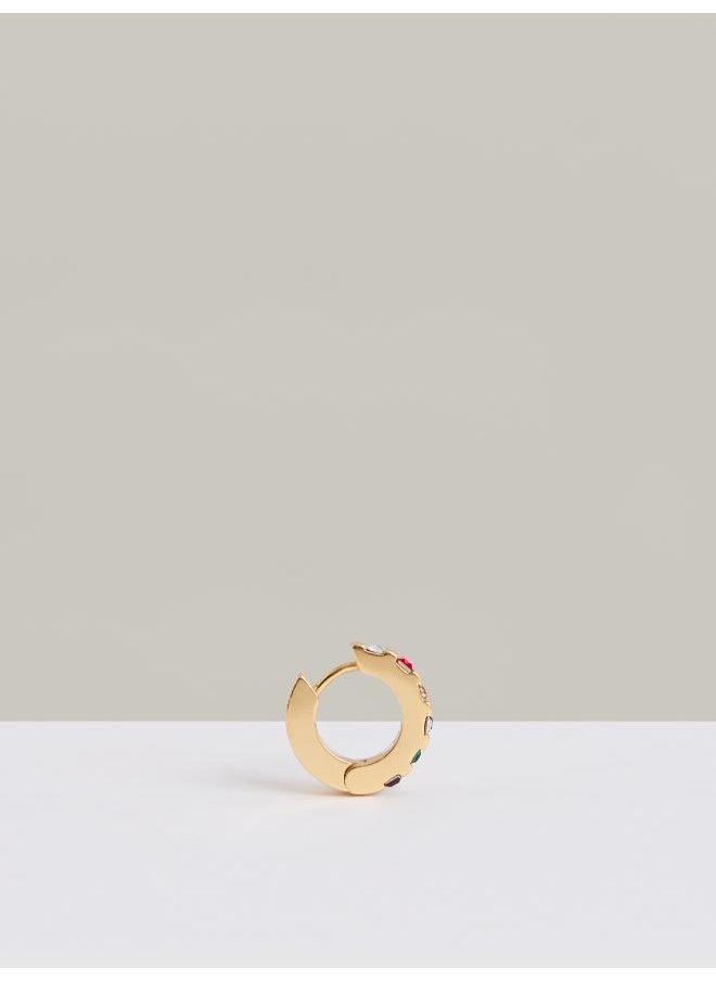 REISS Sadie: Crystal Huggie Earrings  - Image 3