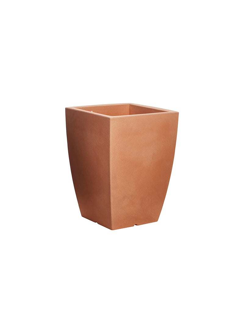 أيدل إناء زرع كبير طوله 36x36x50 سم – وعاء زينة حديث للج indoors والخارج – وعاء زهري خفيف الوزن ومتين للنباتات والأشجار - صنع في إيطاليا - بواسطة إيدل - Image 1