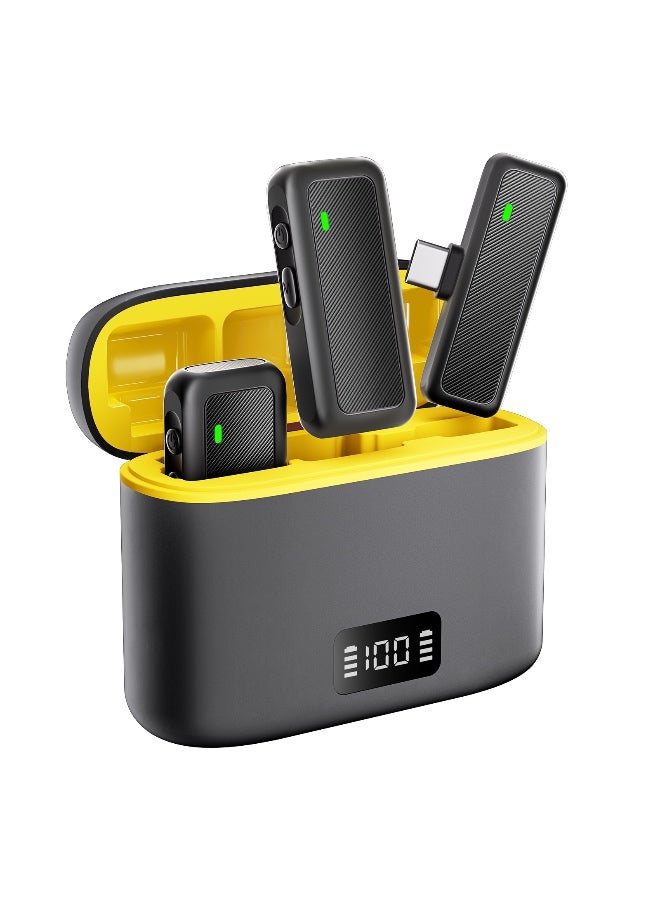 Lossless Audio Lapel Microphone - Noise Cancelling, Professional for Interviews & Outdoor Use - Image 1