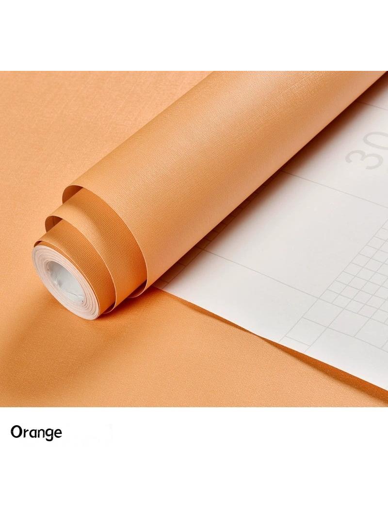 Bluejw ورق حائط ذاتي اللصق مقاوم للماء والرطوبة وقابل للغسل وملصقات بلون واحد لغرفة النوم وغرفة المعيشة وخلفية الحائط 10 × 0.6 متر - Image 1