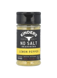 Kinder KINDER'S, No Salt Seasoning, Lemon Pepper, 2.6 oz (73 g)  - Image 1
