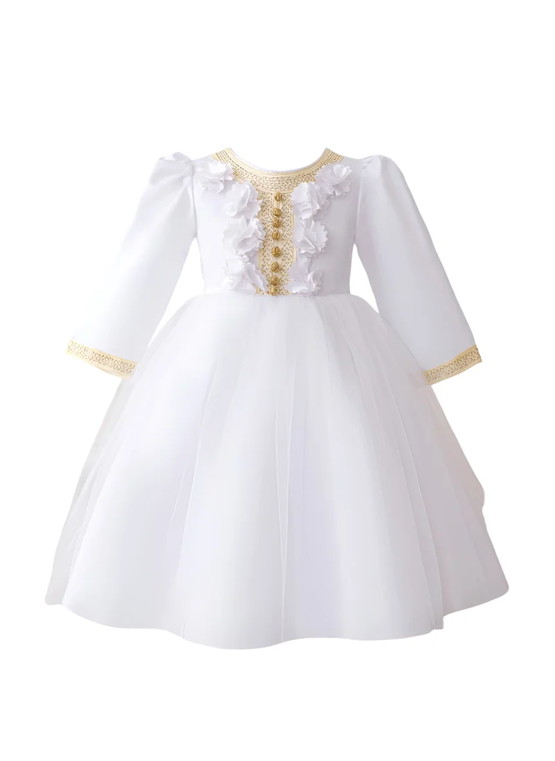 D'Daniela D' Daniela - Celestial White Abaya Dress - White