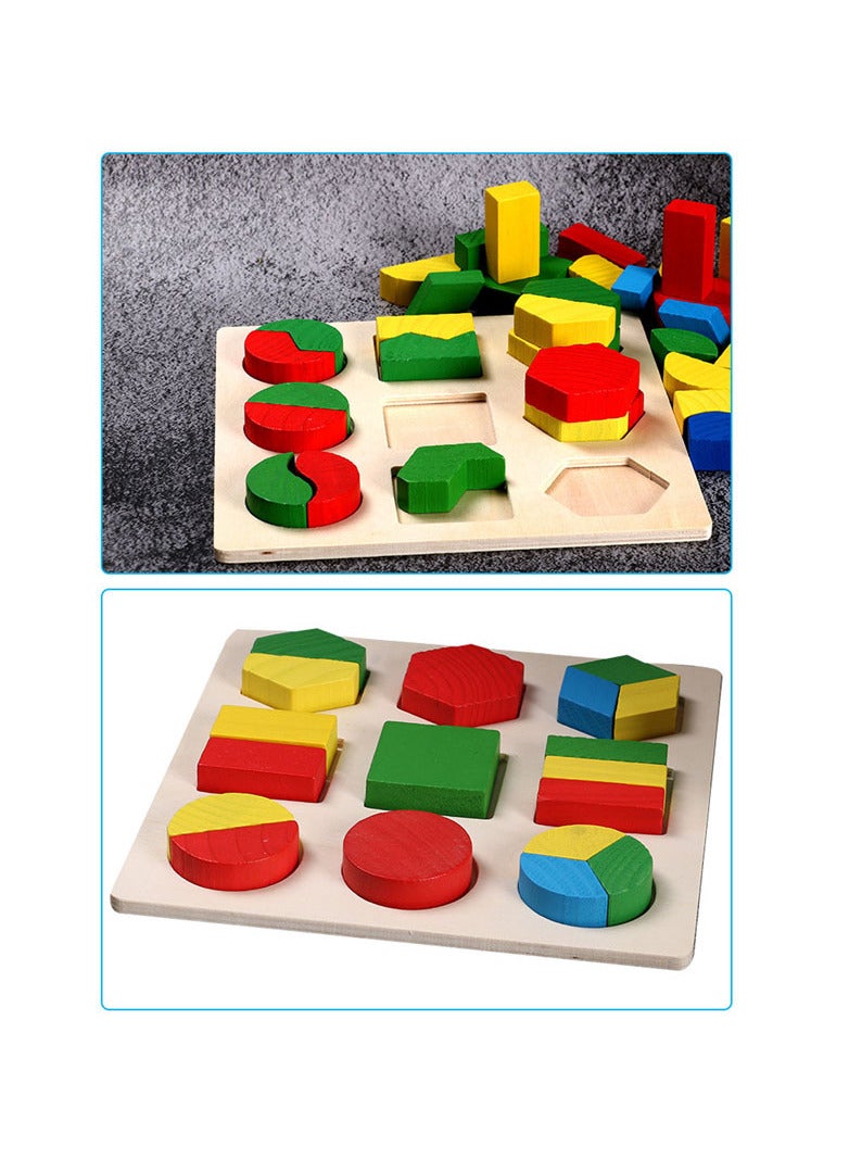 3d educational wooden blocks toy 3 in 1 - Image 5