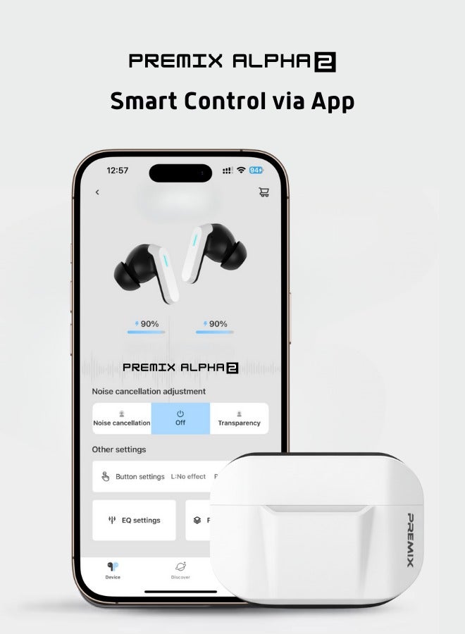 Premix Alpha 2 Wireless Gaming Earbuds with Surround Sound & Noise Cancellation - Image 3