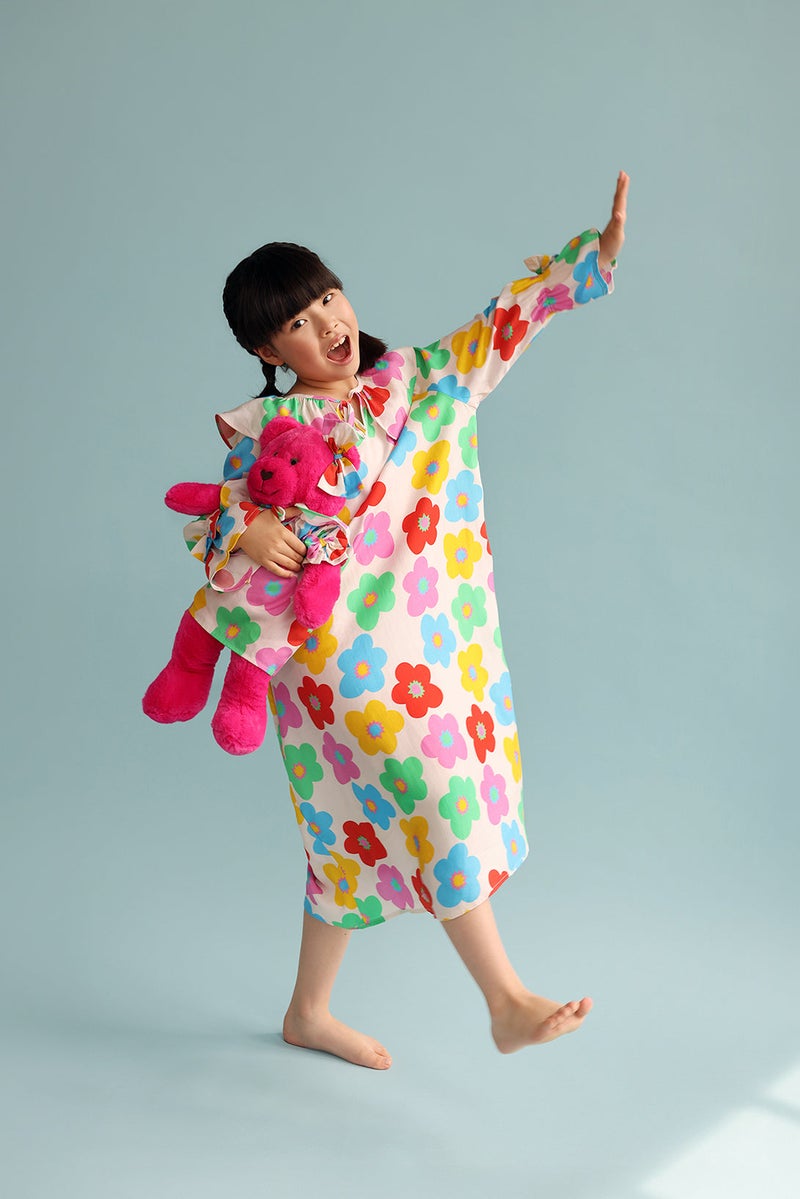 Luna Mia 'Alessia' Nightdress Set With Matching Teddy Bear - Image 5