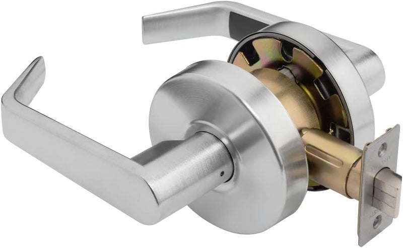Dynasty Hardware AUG-30-26D Grade 2 Commercial Duty Passage Lever, ADA, Satin Chrome Finish - Image 2