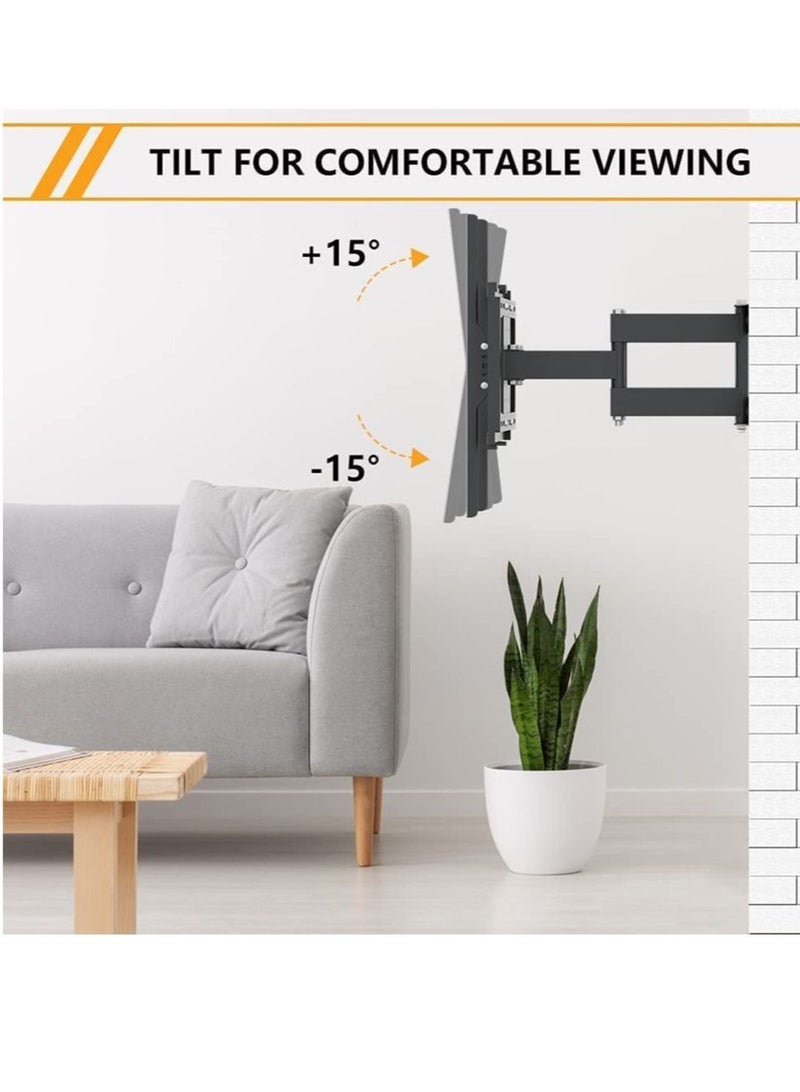 TV Stand/Television Stands for 26 75 Inch TV Wall Mount TV Stand with Rugged Double Arm Bracket Standard Load-bearing 26"-55" Maximum size 75 inch - Image 3