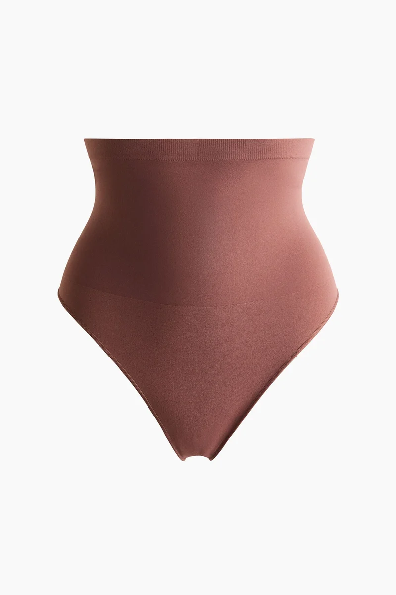 اتش اند ام سروال ثونغ ضيق محبوك من نسيج مرن