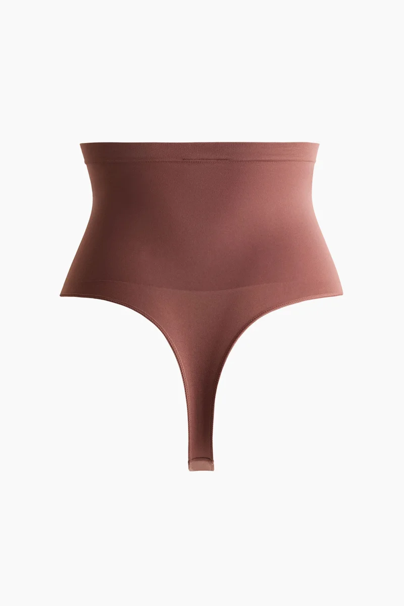 اتش اند ام سروال ثونغ ضيق محبوك من نسيج مرن