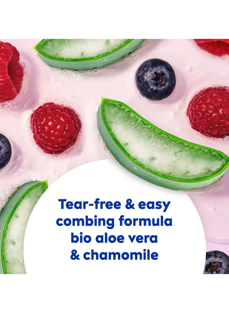 Nivea 3 In 1 Shower And  Shampoo Bath Bio Aloe Vera Berry Scent Pack of 2 - Image 4